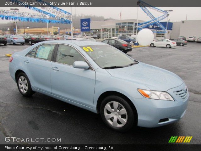 2007 Toyota Camry LE in Sky Blue Pearl