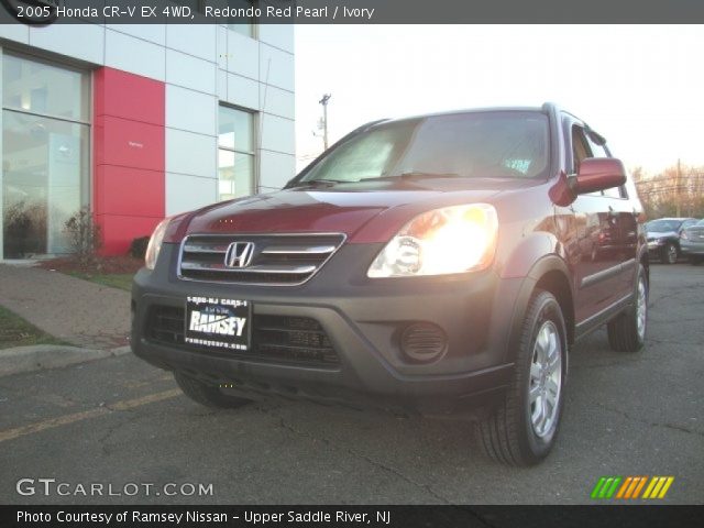2005 Honda CR-V EX 4WD in Redondo Red Pearl