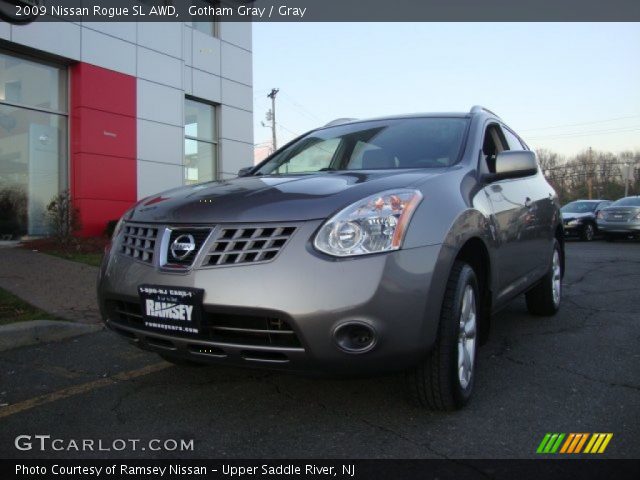 2009 Nissan Rogue SL AWD in Gotham Gray