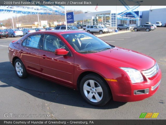 2009 Ford Fusion SE V6 in Redfire Metallic