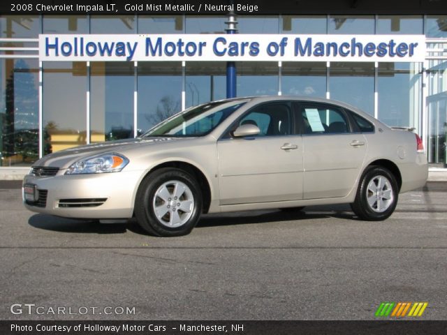 2008 Chevrolet Impala LT in Gold Mist Metallic