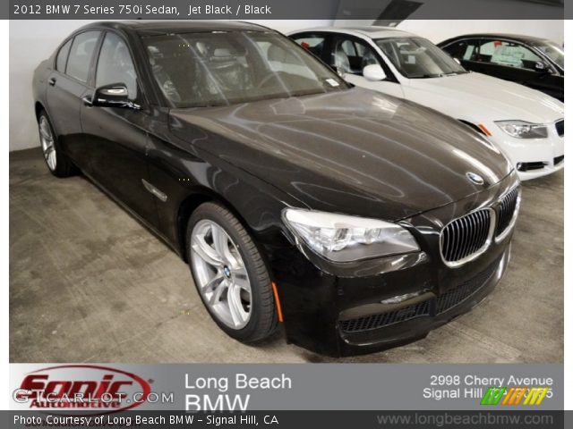 2012 BMW 7 Series 750i Sedan in Jet Black