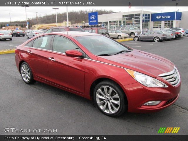 2011 Hyundai Sonata SE 2.0T in Venetian Red