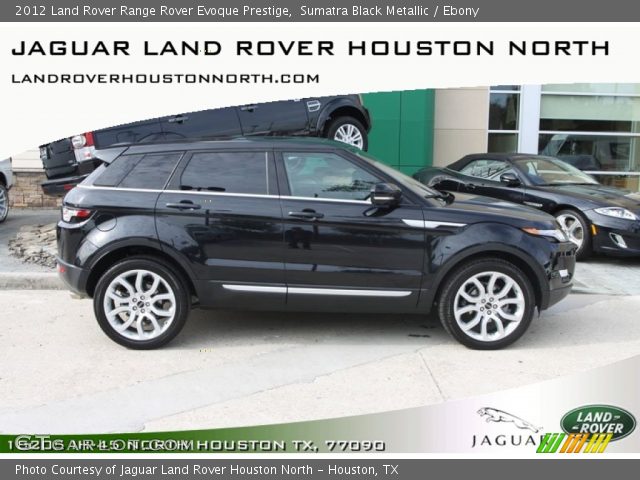 2012 Land Rover Range Rover Evoque Prestige in Sumatra Black Metallic