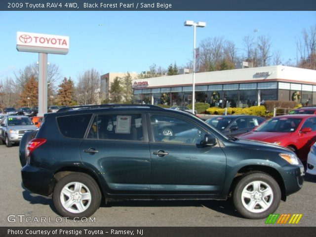2009 Toyota RAV4 4WD in Black Forest Pearl
