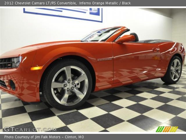 2012 Chevrolet Camaro LT/RS Convertible in Inferno Orange Metallic