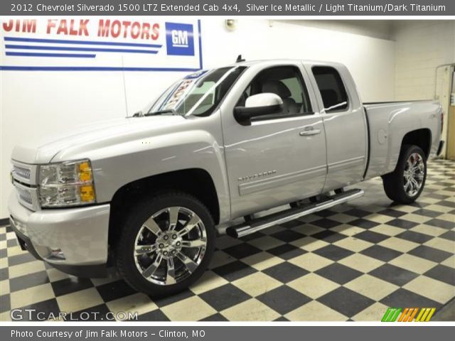 2012 Chevrolet Silverado 1500 LTZ Extended Cab 4x4 in Silver Ice Metallic