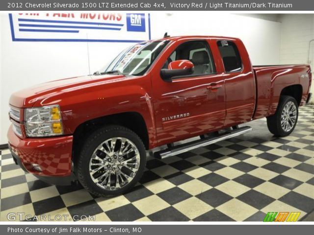 2012 Chevrolet Silverado 1500 LTZ Extended Cab 4x4 in Victory Red