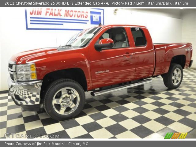 2011 Chevrolet Silverado 2500HD LTZ Extended Cab 4x4 in Victory Red