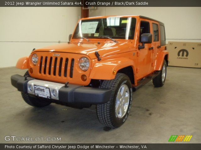 2012 Jeep Wrangler Unlimited Sahara 4x4 in Crush Orange