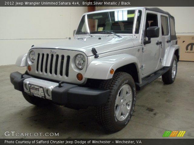 2012 Jeep Wrangler Unlimited Sahara 4x4 in Bright Silver Metallic