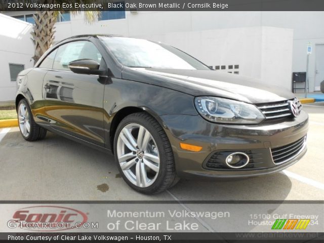 2012 Volkswagen Eos Executive in Black Oak Brown Metallic