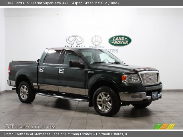 2004 Ford F150 Lariat SuperCrew 4x4 in Aspen Green Metallic