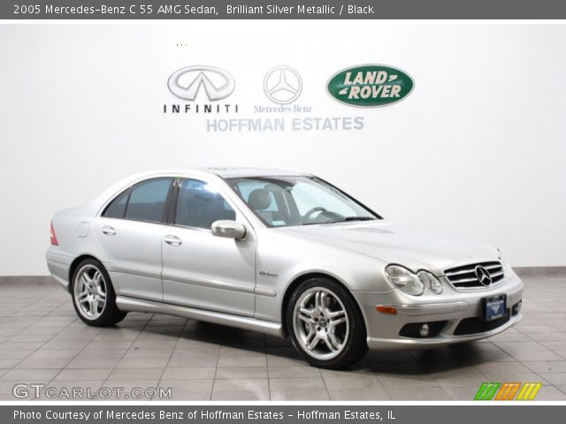 2005 Mercedes-Benz C 55 AMG Sedan in Brilliant Silver Metallic