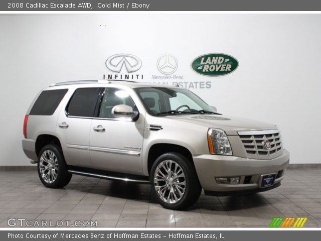 2008 Cadillac Escalade AWD in Gold Mist