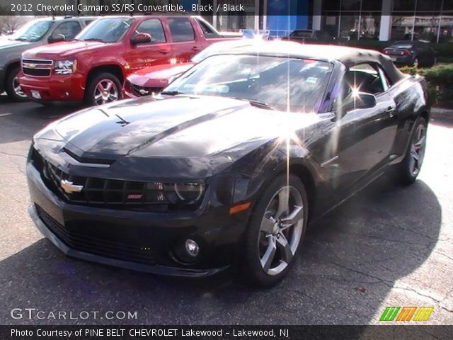 2012 Chevrolet Camaro SS/RS Convertible in Black