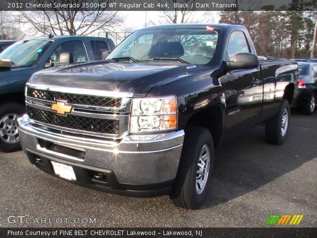 2012 Chevrolet Silverado 3500HD WT Regular Cab 4x4 in Black