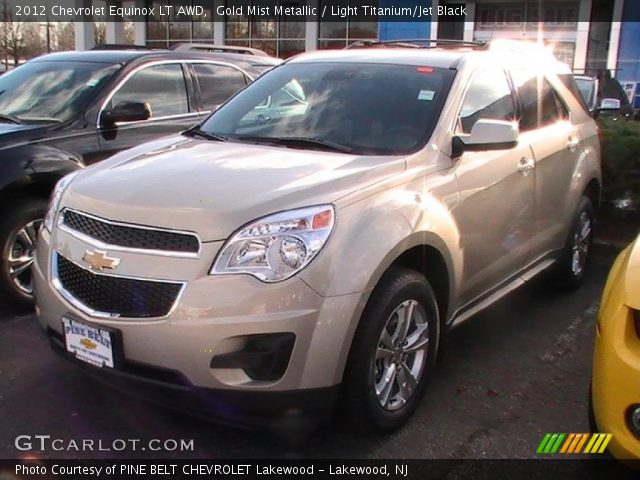 2012 Chevrolet Equinox LT AWD in Gold Mist Metallic
