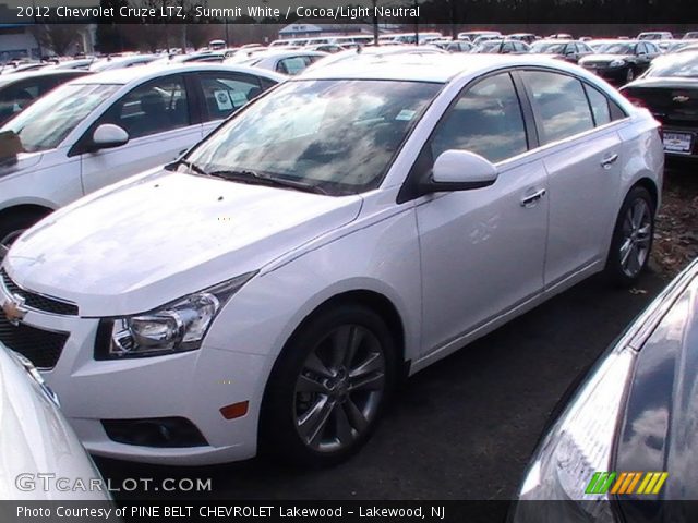 2012 Chevrolet Cruze LTZ in Summit White