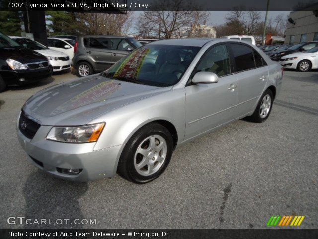 2007 Hyundai Sonata SE V6 in Bright Silver