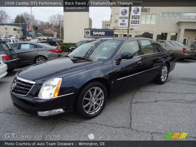 2008 Cadillac DTS Performance in Black Raven