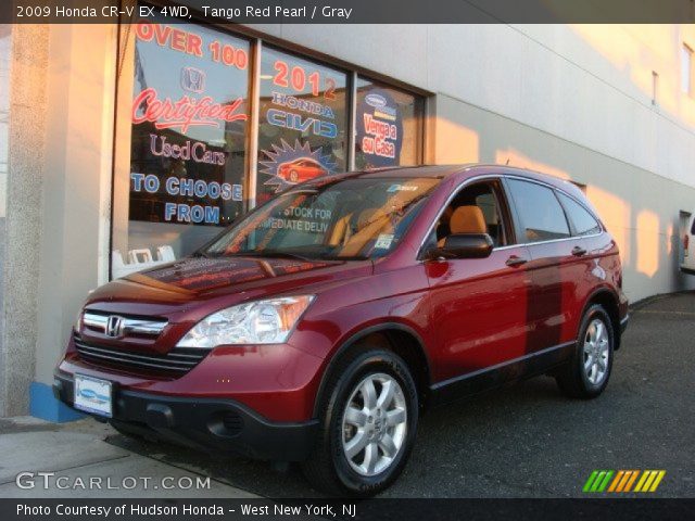 2009 Honda CR-V EX 4WD in Tango Red Pearl