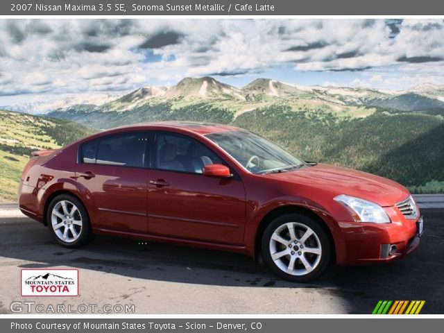 2007 Nissan Maxima 3.5 SE in Sonoma Sunset Metallic