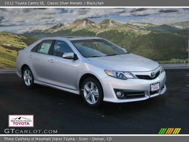 2012 Toyota Camry SE in Classic Silver Metallic