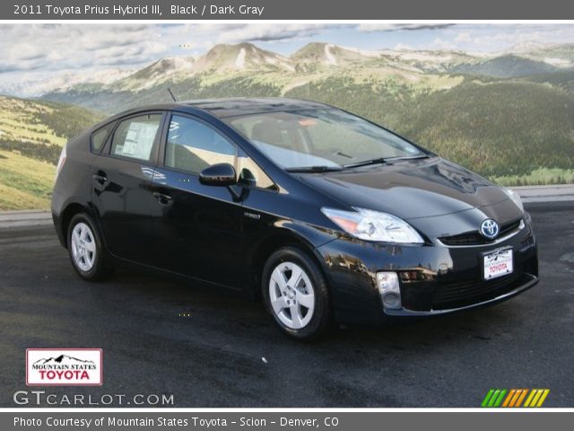 2011 Toyota Prius Hybrid III in Black