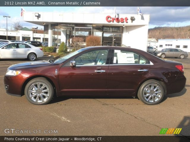 2012 Lincoln MKZ AWD in Cinnamon Metallic