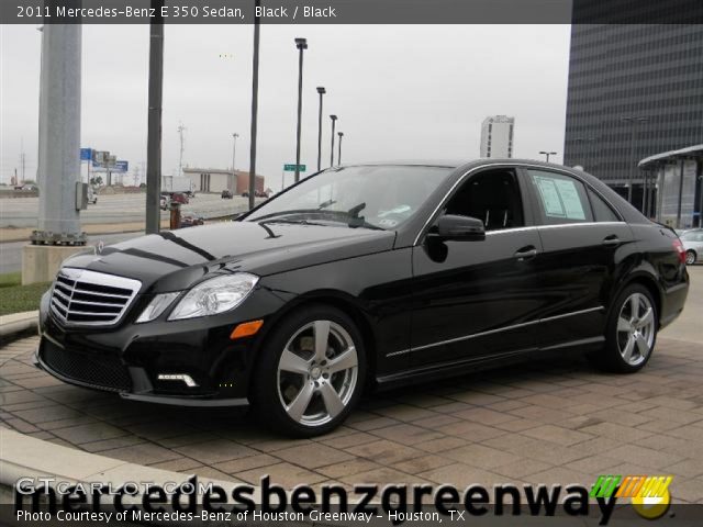 2011 Mercedes-Benz E 350 Sedan in Black