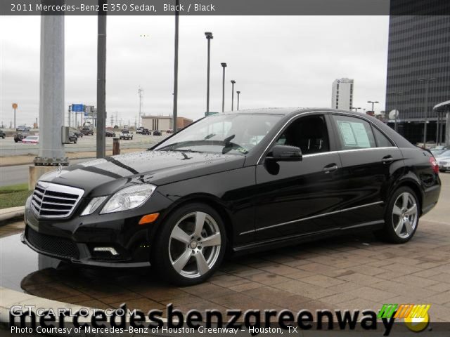 2011 Mercedes-Benz E 350 Sedan in Black