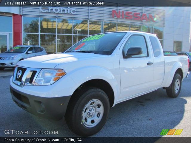 2012 Nissan Frontier S King Cab in Avalanche White