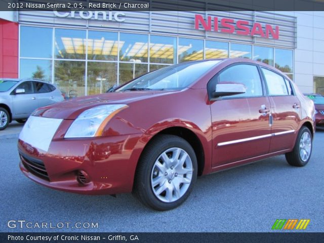 2012 Nissan Sentra 2.0 S in Red Brick