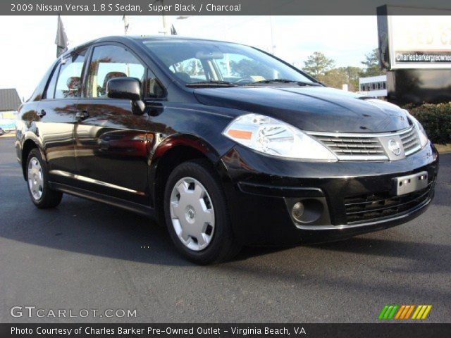 2009 Nissan Versa 1.8 S Sedan in Super Black
