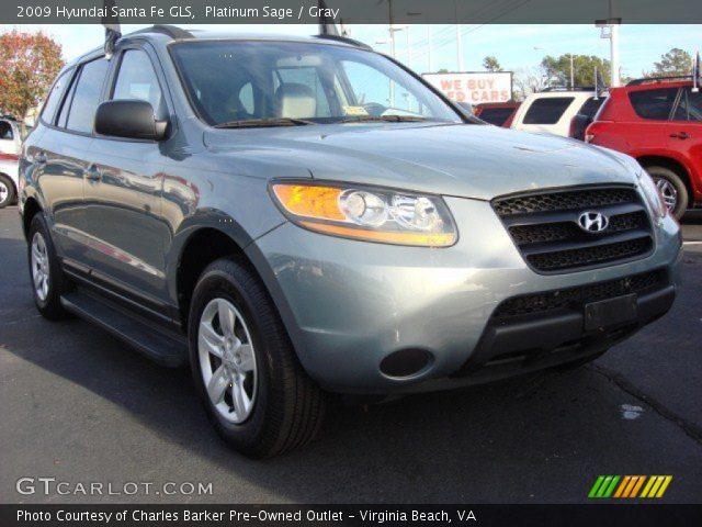 2009 Hyundai Santa Fe GLS in Platinum Sage