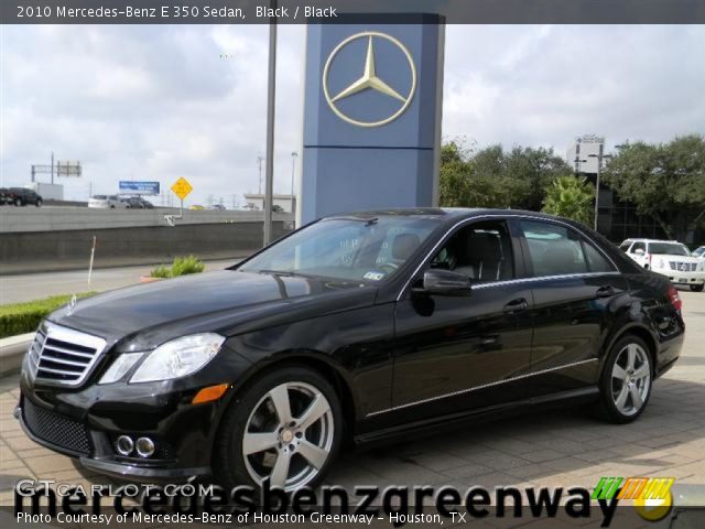 2010 Mercedes-Benz E 350 Sedan in Black