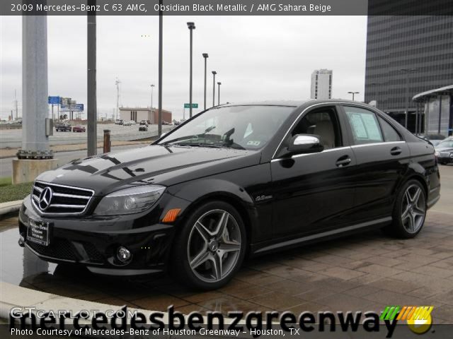 2009 Mercedes-Benz C 63 AMG in Obsidian Black Metallic