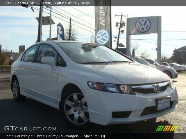 2010 Honda Civic LX Sedan in Taffeta White