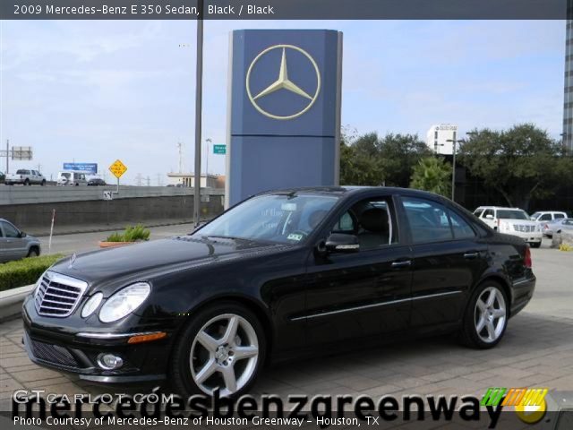 2009 Mercedes-Benz E 350 Sedan in Black