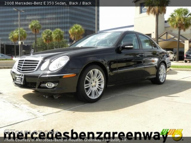 2008 Mercedes-Benz E 350 Sedan in Black