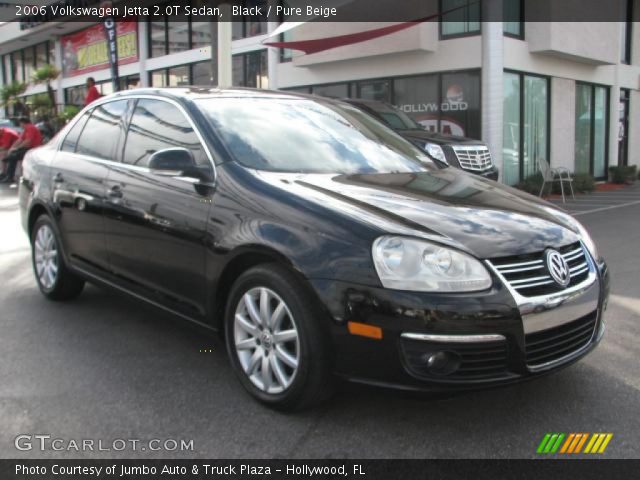 Black 2006 Volkswagen Jetta 2 0t Sedan Pure Beige