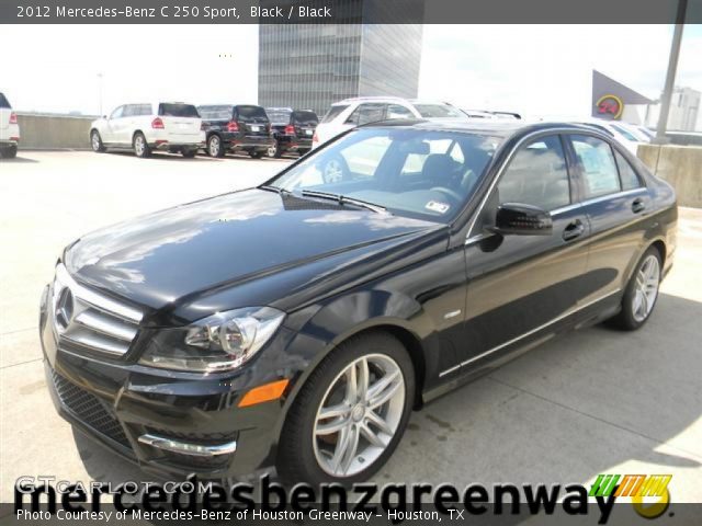 2012 Mercedes-Benz C 250 Sport in Black