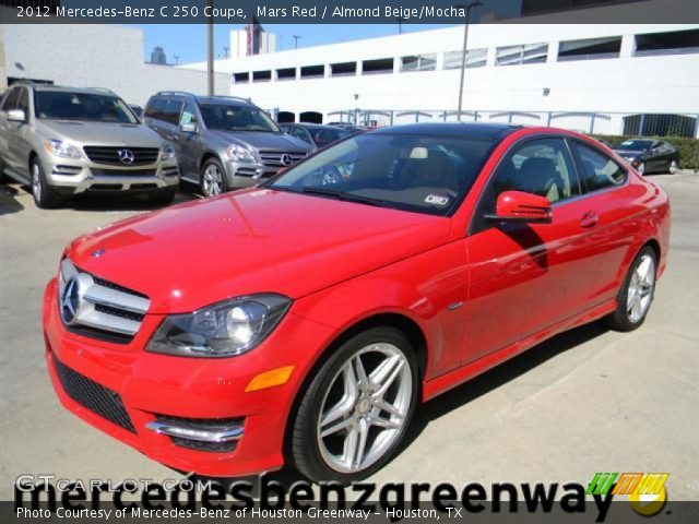 2012 Mercedes-Benz C 250 Coupe in Mars Red