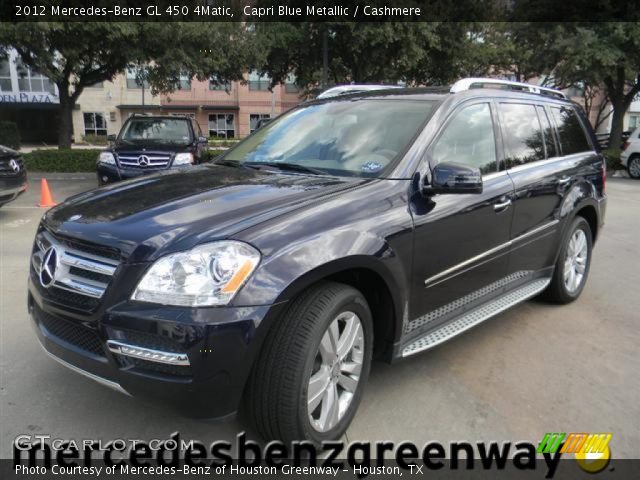 2012 Mercedes-Benz GL 450 4Matic in Capri Blue Metallic