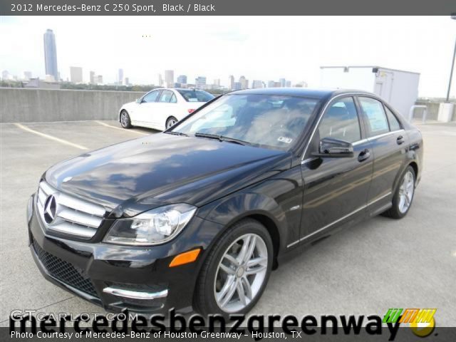2012 Mercedes-Benz C 250 Sport in Black