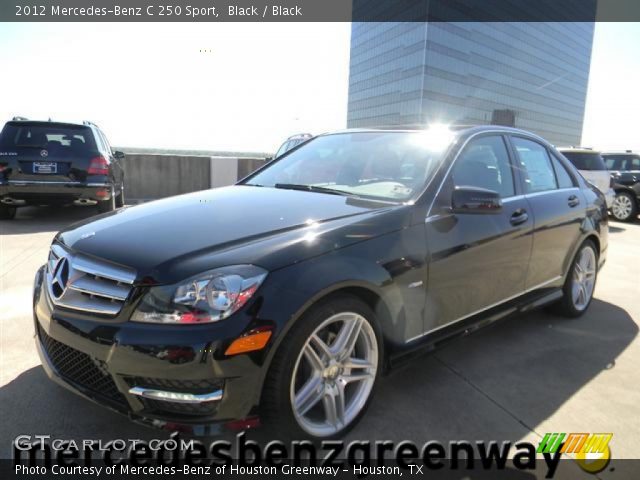 2012 Mercedes-Benz C 250 Sport in Black