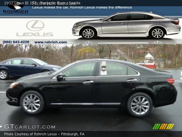 2012 Lexus ES 350 in Stargazer Black