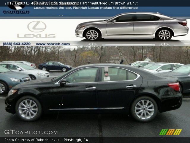 2012 Lexus LS 460 AWD in Obsidian Black