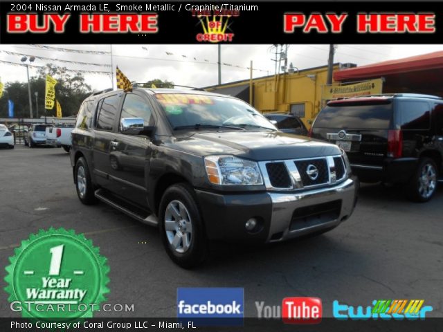 2004 Nissan Armada LE in Smoke Metallic